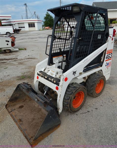 2006 bobcat 463 skid steer|bobcat 463 with bucket weght.